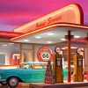 Aesthetic American Gas Station Diamond Painting