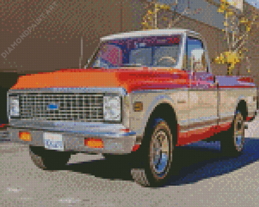 Aesthetic Chevy C10 Truck Diamond Painting