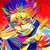 Aesthetic Demon Slayer Pop Art Anime Illustration Diamond Painting