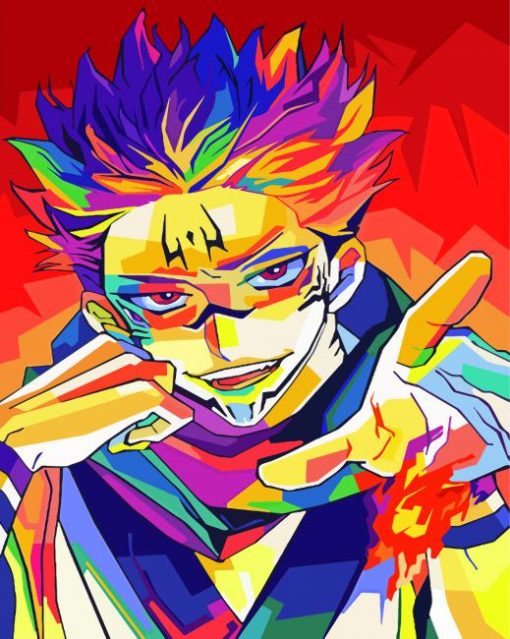 Aesthetic Demon Slayer Pop Art Anime Illustration Diamond Painting