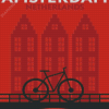 Amsterdam Bicycle Poster Diamond Painting