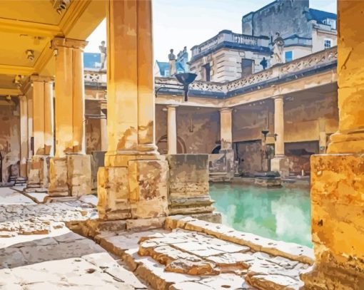 Ancient Roman Baths Diamond Painting