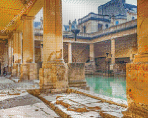 Ancient Roman Baths Diamond Painting