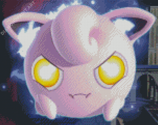 Angry Jigglypuff Diamond Painting