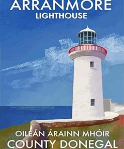 Arranmore Lighthouse Poster Diamond Painting