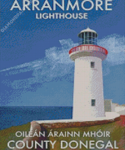 Arranmore Lighthouse Poster Diamond Painting