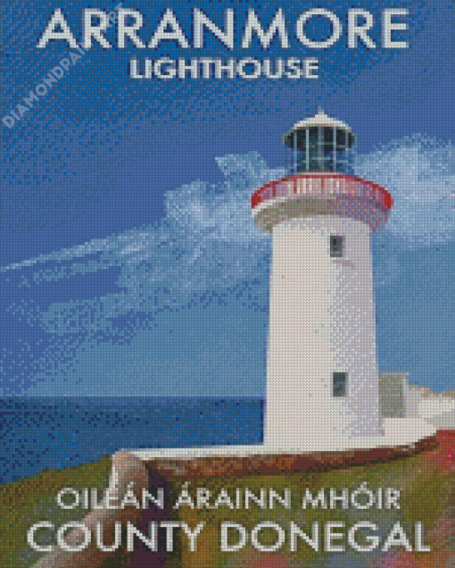 Arranmore Lighthouse Poster Diamond Painting