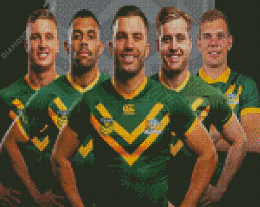 Australia National Rugby Union Team Diamond Painting