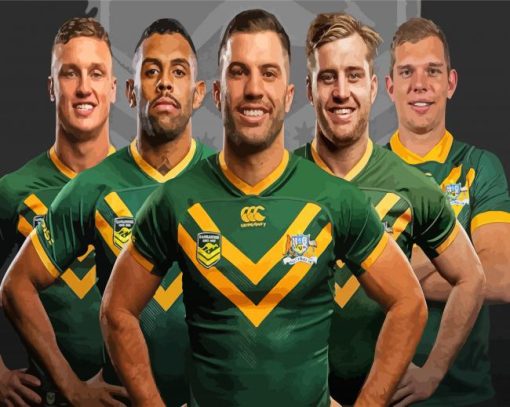 Australia National Rugby Union Team Diamond Painting