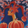 Autumn Queen Side Profile Diamond Painting