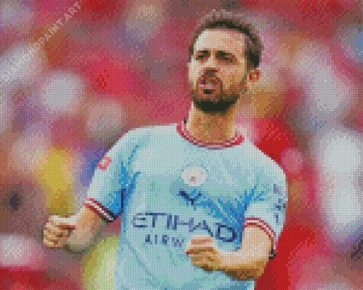 Bernardo Silva Player Diamond Painting