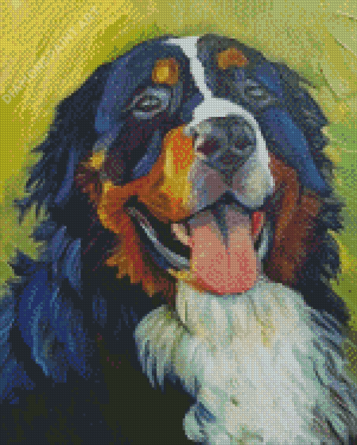 Bernese Mountain Diamond Painting