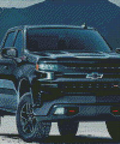 Black Chevy Z71 Diamond Painting