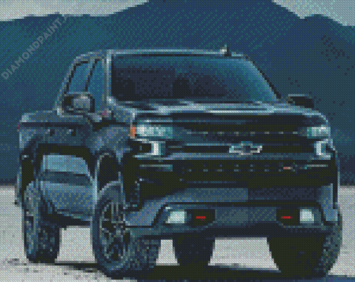 Black Chevy Z71 Diamond Painting