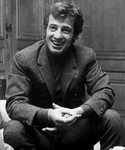 Black And White Jean Paul Belmondo Diamond Painting