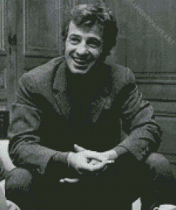 Black And White Jean Paul Belmondo Diamond Painting