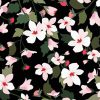 Black And White With Pink Flowers Diamond Paintings