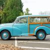 Blue Morris Minor Traveller Diamond Painting