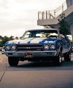 Blue Chevelle SS Diamond Painting