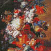 Bouquet Of Flowers In An Urn Van Huysum Diamond Paintings