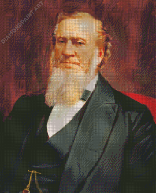 Brigham Young Portrait Diamond Painting