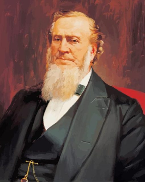 Brigham Young Portrait Diamond Painting