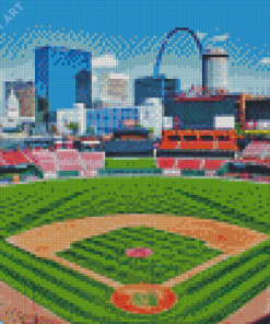 Busch Stadium Diamond Painting