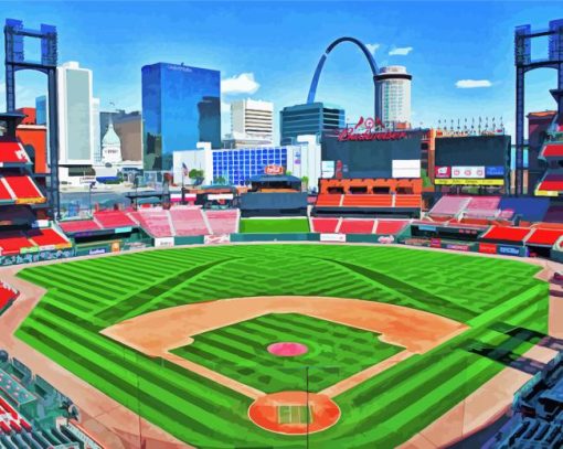 Busch Stadium Diamond Painting