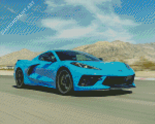 C8 Corvette Diamond Paintings