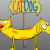 Catdog Diamond Painting