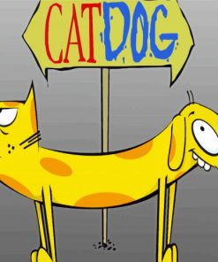 Catdog Diamond Painting