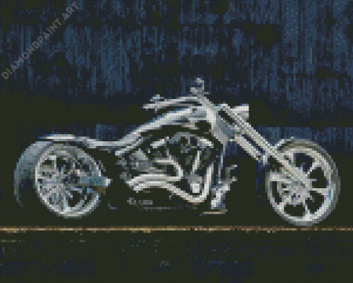 Chopper Bike Diamond Painting