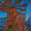 Christkindlesmarkt Christmas Tower Diamond Painting