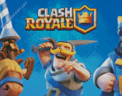 Clash Royale Video Game Poster Diamond Painting