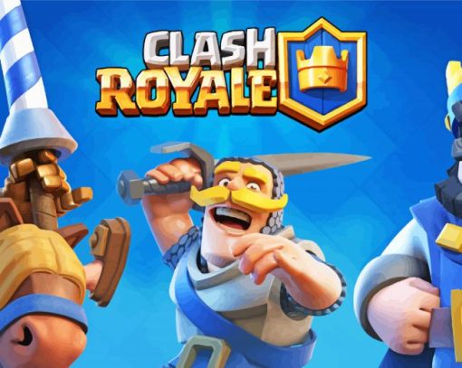 Clash Royale Video Game Poster Diamond Painting