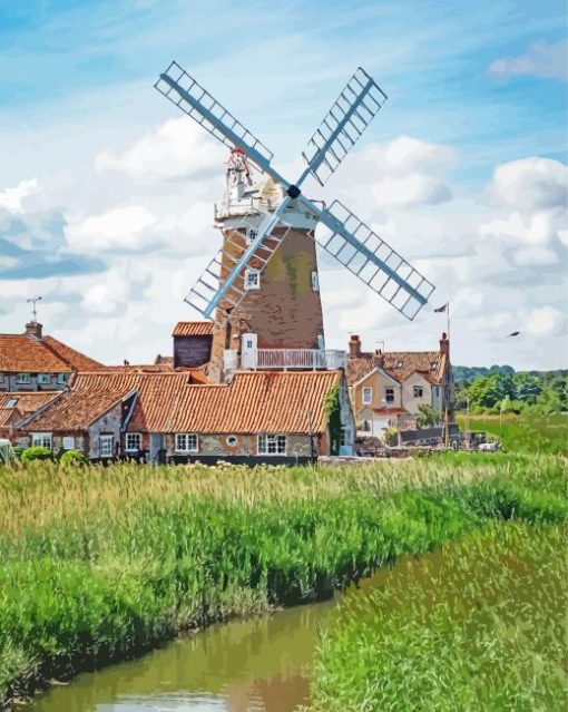 Cley Windmill Diamond Painting