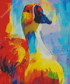 Colorful Abstract Duck Diamond Painting