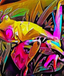 Colorful Abstract Frog Diamond Paintings