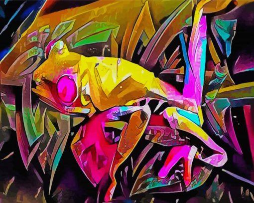 Colorful Abstract Frog Diamond Paintings