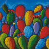 Colorful Cactus Diamond Paintings