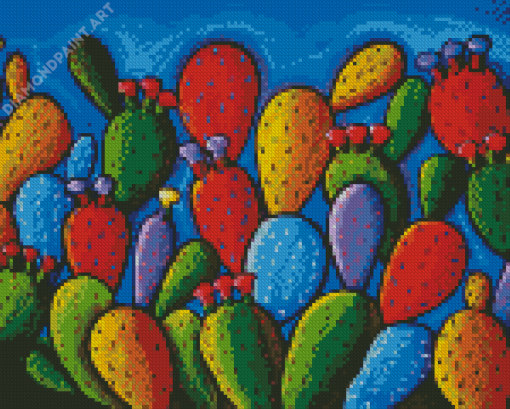 Colorful Cactus Diamond Paintings