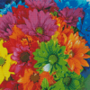 Colorful Daisy Flowers Diamond Paintings