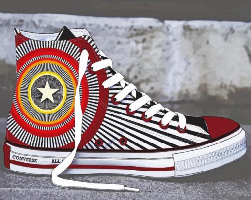 Converse Shoe Diamond Painting