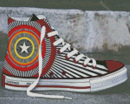 Converse Shoe Diamond Painting