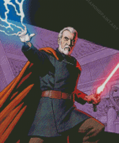 Count Dooku Diamond Painting