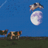 Cow Jumping Over The Moon Diamond Painting