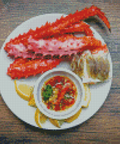 Crab Legs Seafood Diamond Painting