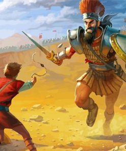 David And Goliath Diamond Painting