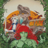 Dino Park Harley Quinn And Poison Ivy Diamond Painting