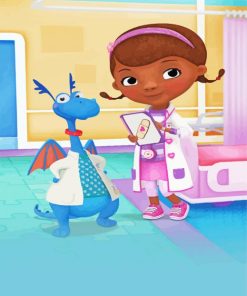 Doc McStuffins And Stuffy Diamond Painting